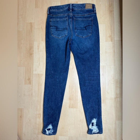 American Eagle Outfitters The Dream Jean Size 6 Regular Distressed Skinny Jean - Picture 2 of 3